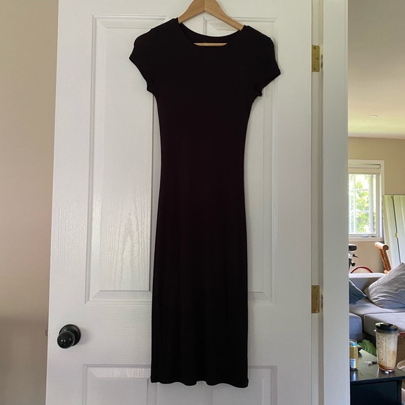 Club Monaco black midi dress - Picture 4 of 5